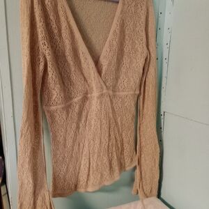 Women's knit cover up, empire waist